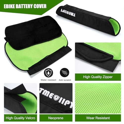 Ebike Battery Cover, E-Bike Battery Protection Cover (30-41cm) – Protects