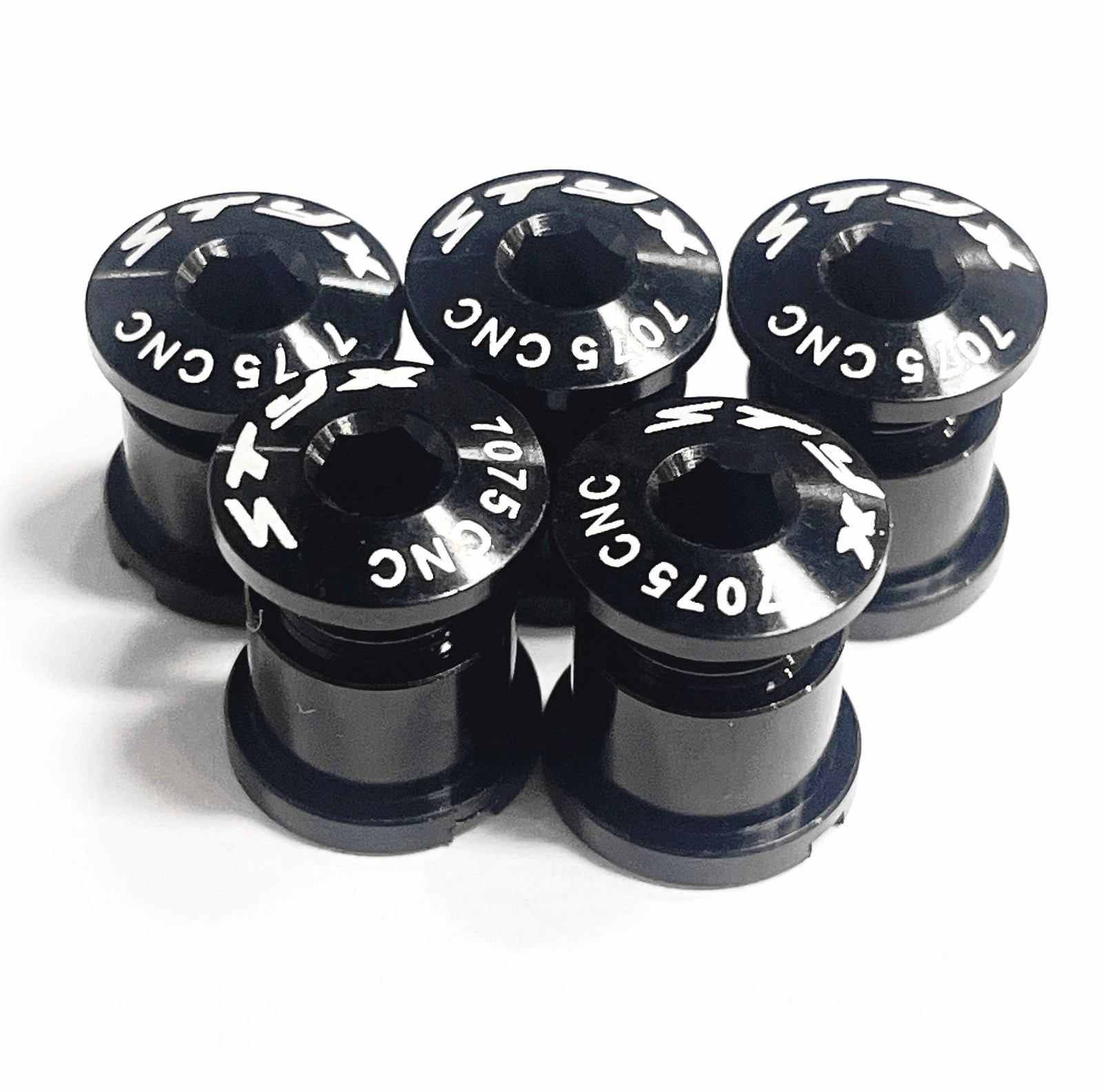 5PCS MTB Road Bike Chainring Bolts Screws Aluminium 7075 Single/Double/Triple