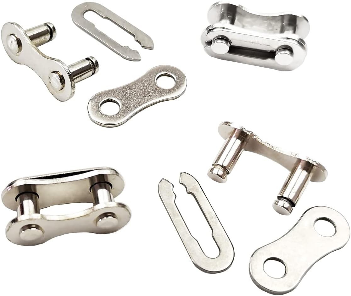 4 Pairs Bicycle Missing Link 1/6/7/8/9/10/11/12 Speed Chain Reusable Steel Bi…
