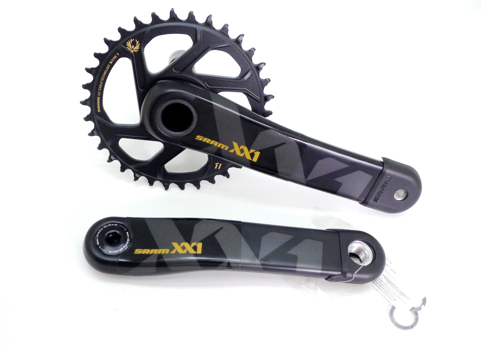 Sram XX1 Eagle 34T 175mm GXP Carbon Crankset (Without BB)