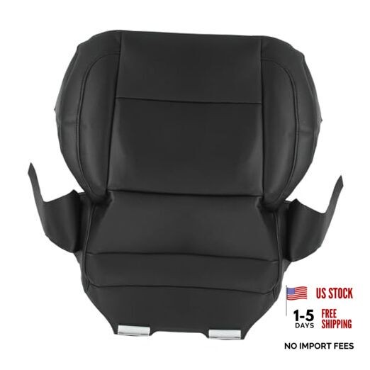 Driver Bottom Leather Seat Cover for Chevy Silverado SLT SLE Z71 2014-2019,