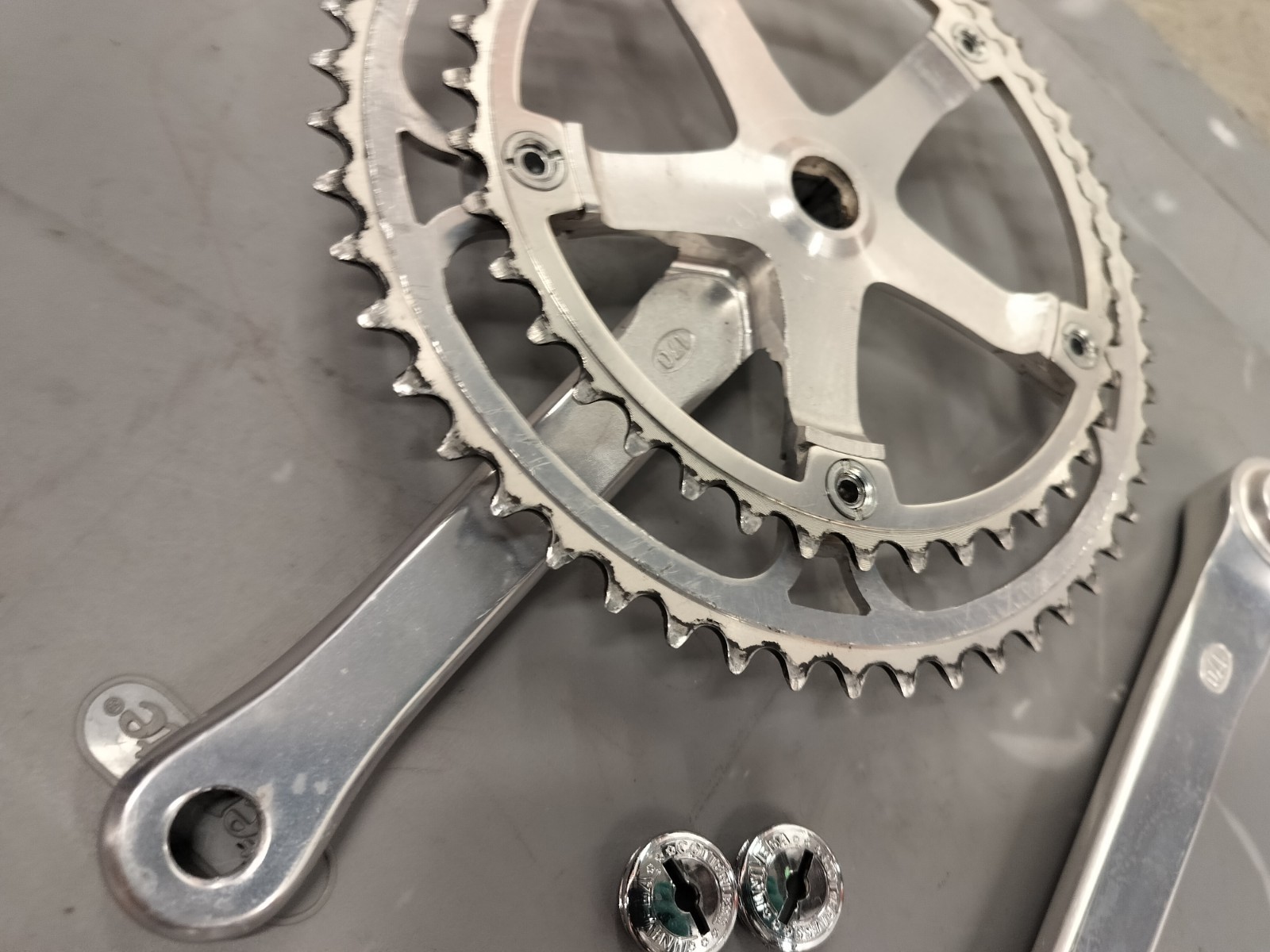 Vintage Sakae SR Royal APEX 53-42 170 Crank 118 BCD Crankset Suntour