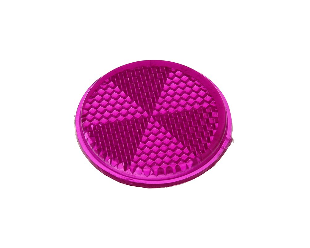MIRROR REFLECTOR FOR DIAMOND, RECTANGLE, V CLASSIC MIRRORS 42MM IN PURPLE.
