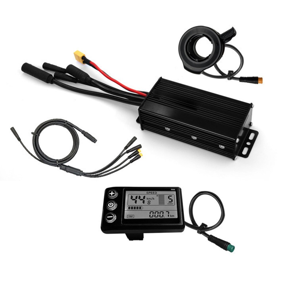 Controller Set for Electric Bikes with LCD Display and Waterproof Design