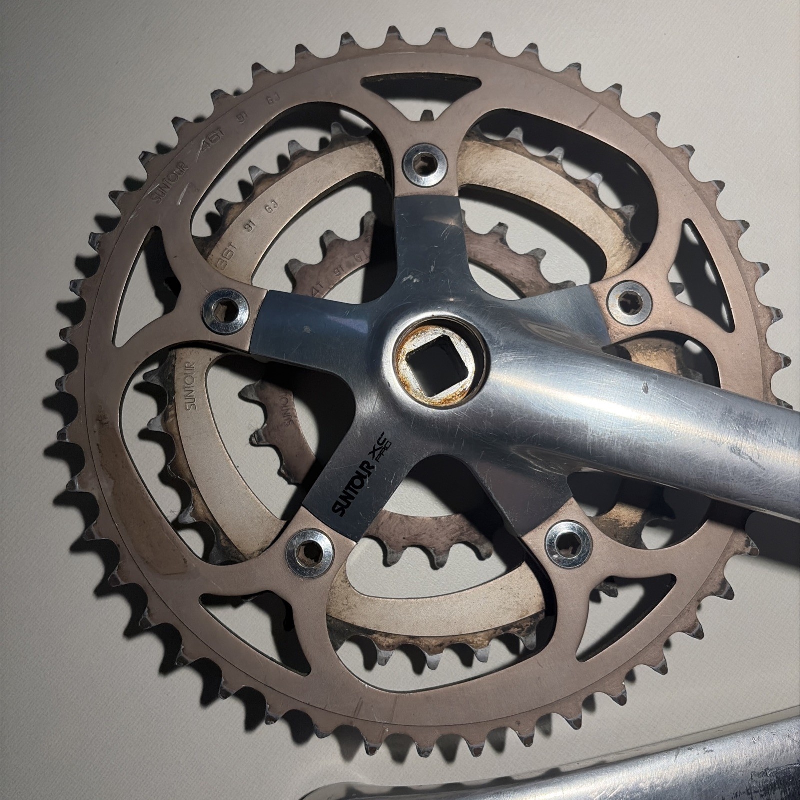 Suntour XC Pro Crankset 170 mm Vintage Mountain Bike