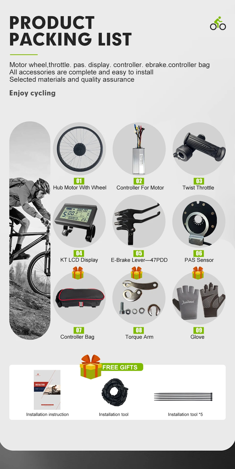 Snow E-bike 48V 750W 20 24 26inch Fat Tire Brushless Gear Rear Rotate Hub Motor