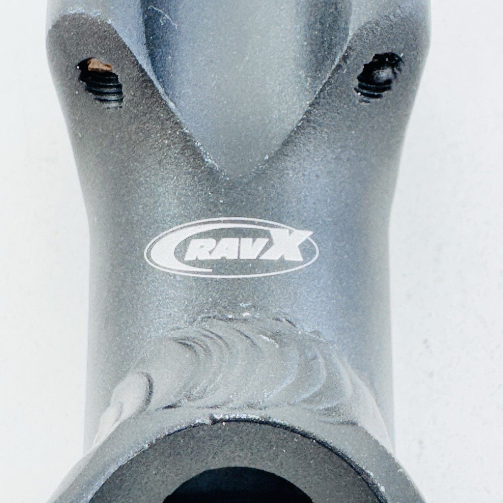 Vintage RavX Stem 1 1/8 in High Rider Threadless 31.8 mm MTB 75 mm Black A21