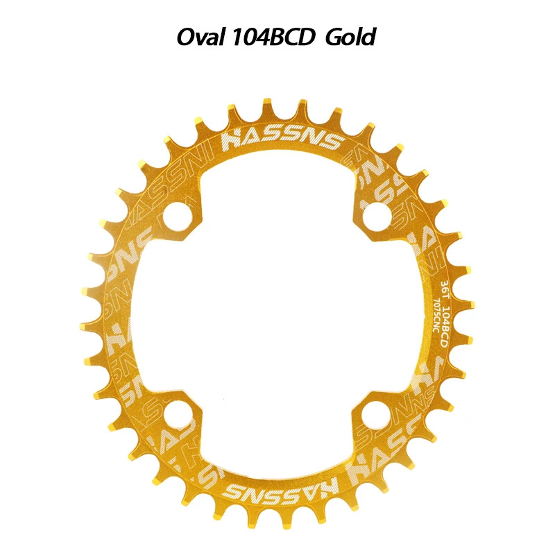 MTB Oval Chainring 104BCD 30T-42T Mountain Bike Bicycle Sprocket Crank
