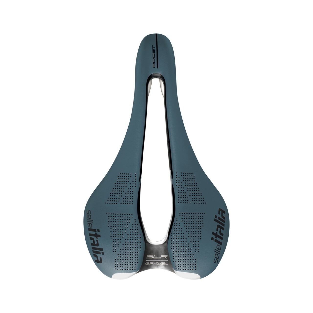Selle Italia saddle SLR Boost Gravel TI316 rails Superflow L3 145mm 248mm BLUE