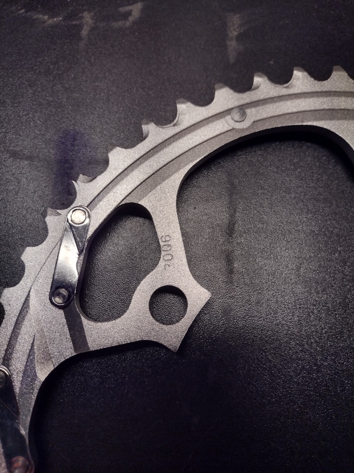 Nos Nib Race Face Silver Road Chainring Set 53/39