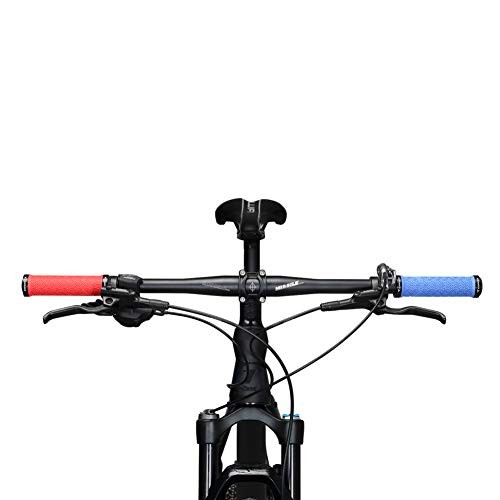 Mountain Bike Grips,Double Lock on Locking Bicycle Handlebar Grips for Black