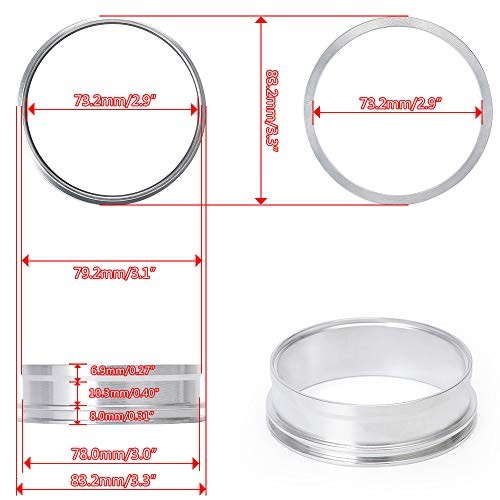 2.5 Inch Quick Release V Band Clamp with Flange Aluminum Quick Connect 2.5″