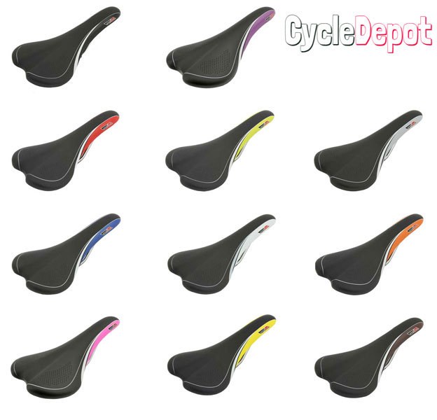 NEW! Endzone Bicycle Road Bike Seat/Saddle Mountain Fixie Seat Black/Color Seat