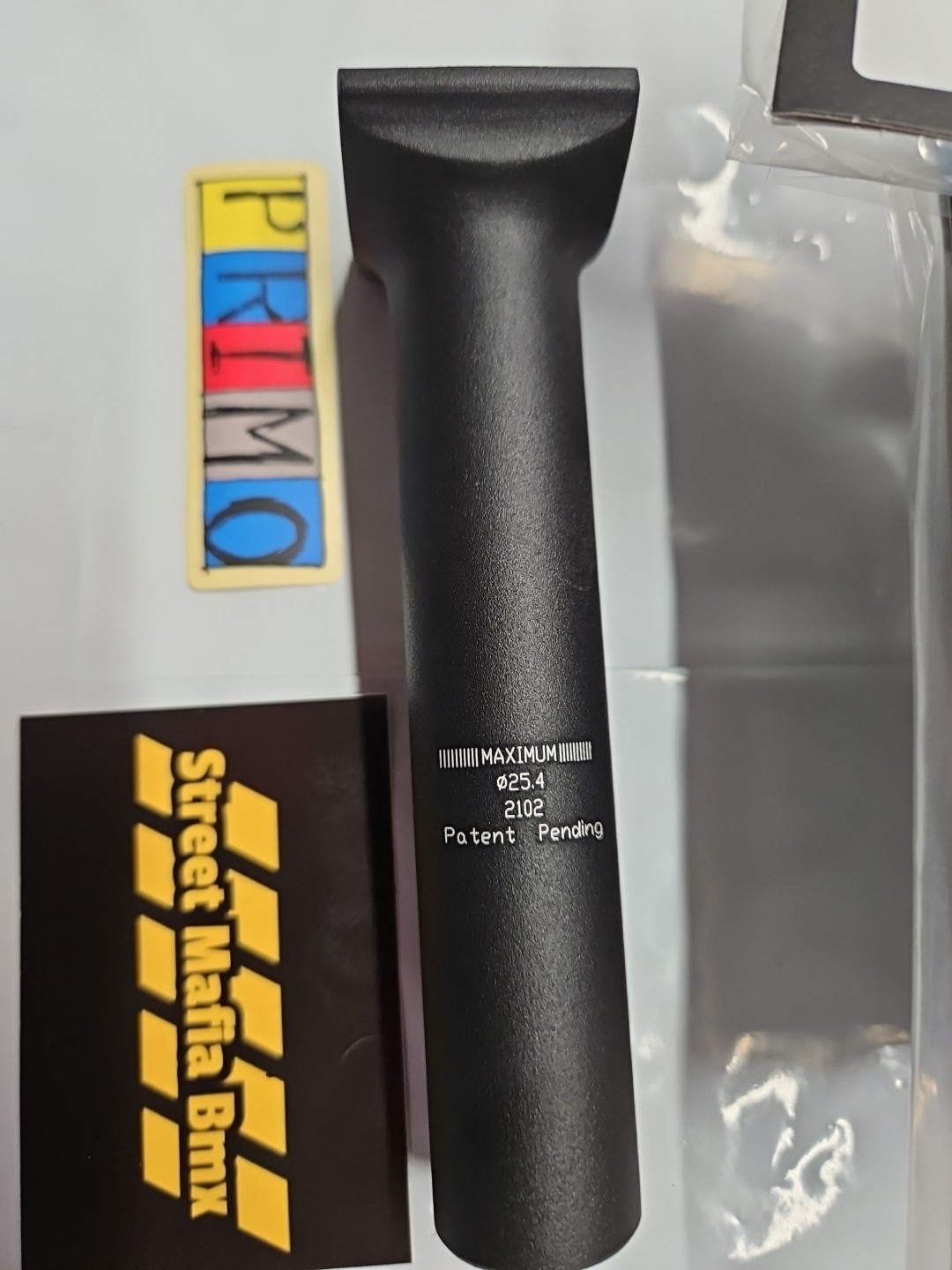 PRIMO PIVOTAL SEATPOST BLACK FIT BMX BIKE 25.4mm X 135mm STRANGER S&M KINK NEW