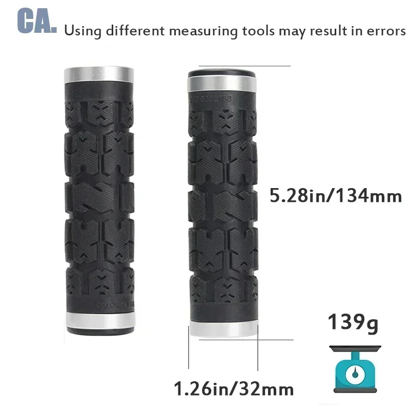 Bicycle Handlebar Cuffs Lock on Grips Shockproof MTB Handle Cover Grip Anti-Skid