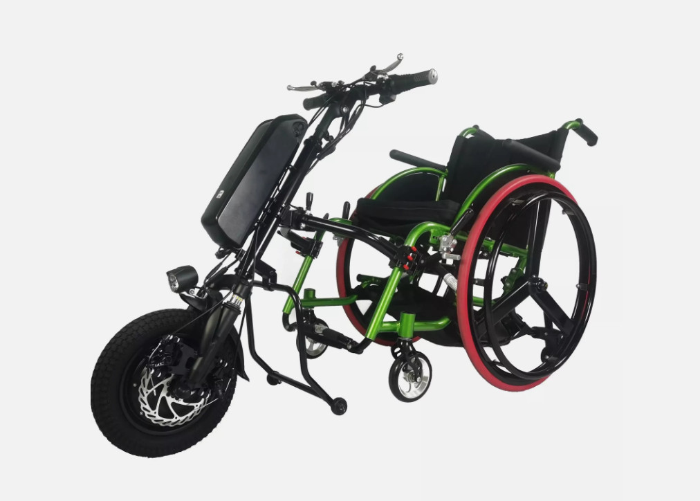 12 Inch Wheelchair Handcycle Attachment Electric Tractor 250/350/500W 8AH-17.5AH