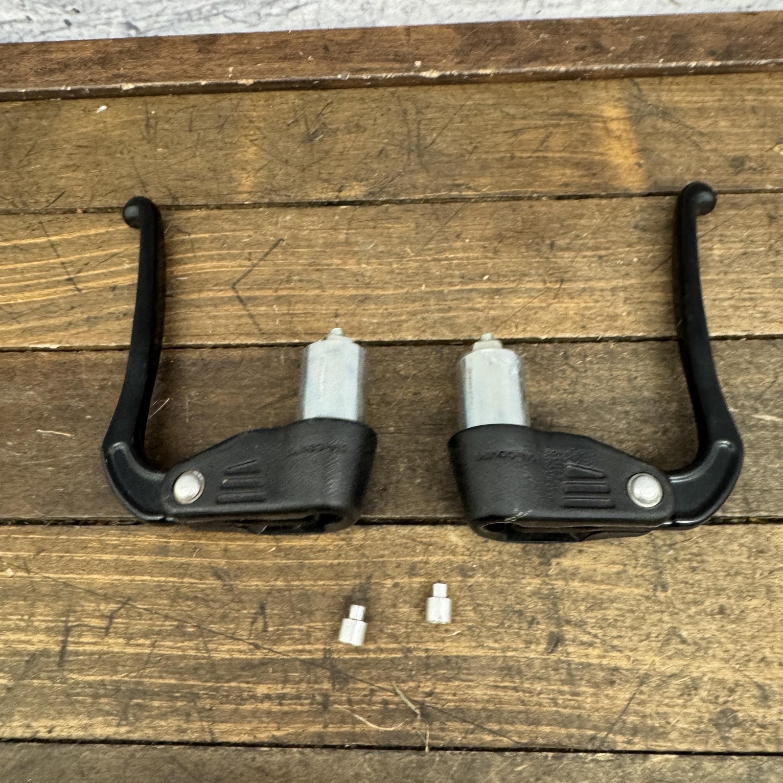 Vintage Dia-Compe Bar-End Brake Levers Pair Black 4-Finger Drop Bar Road Bike