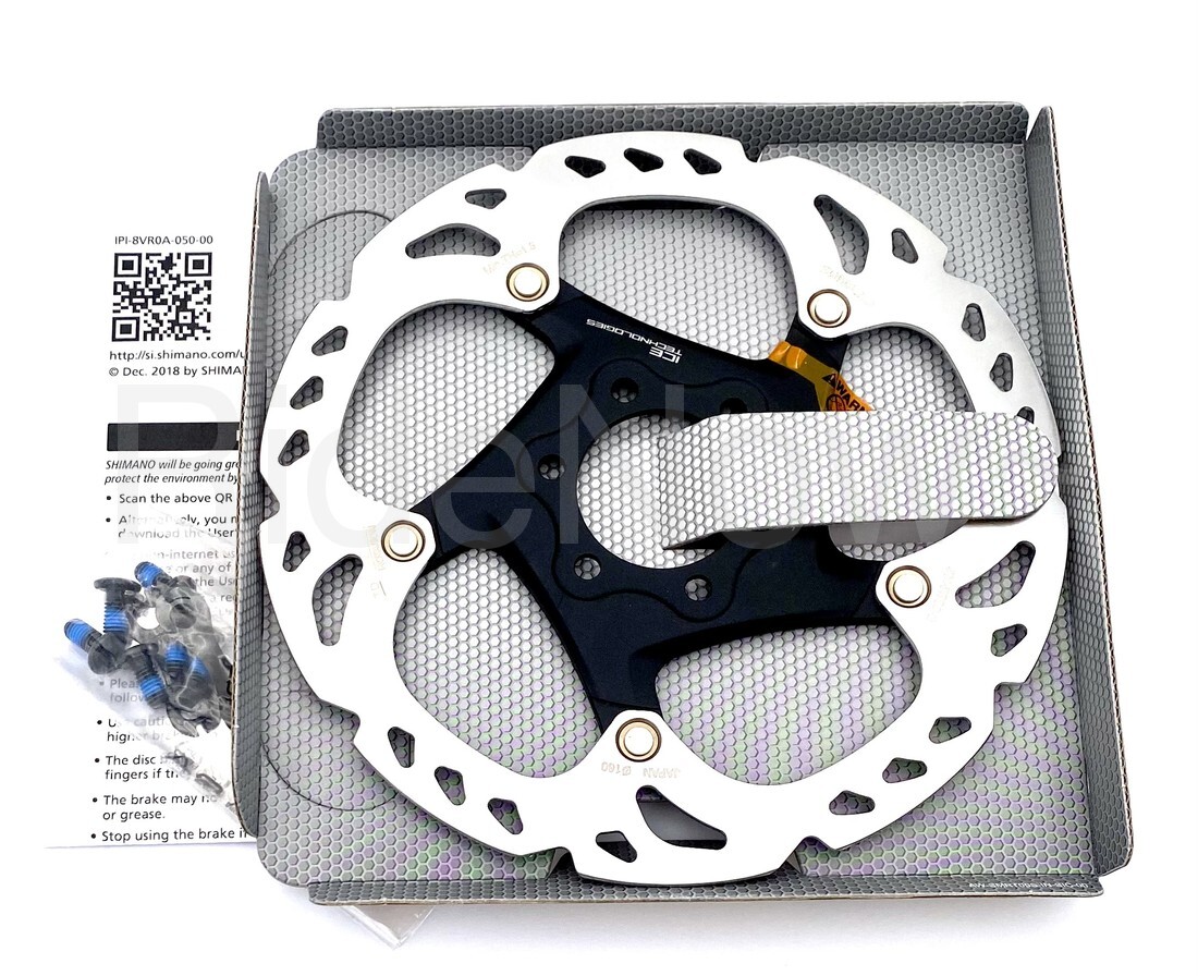 New 2x Shimano XT Ice-Tech SM-RT86 6 Bolts Disc Brake Rotors