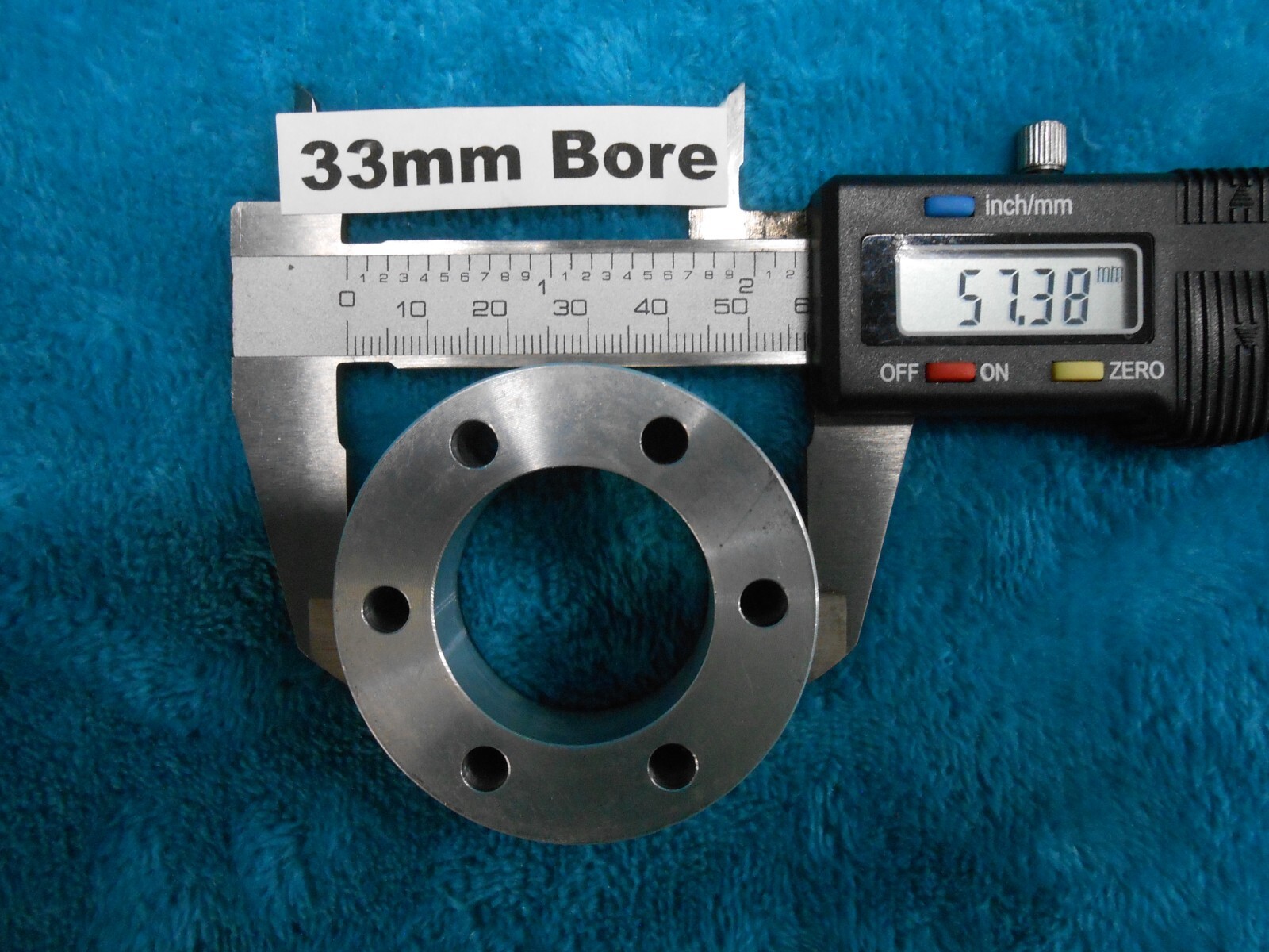 MTB Tools Mountain Bike Bicycle 6 Bolt Brake Rotor Spacer 33mm IDBore 15mm Thick
