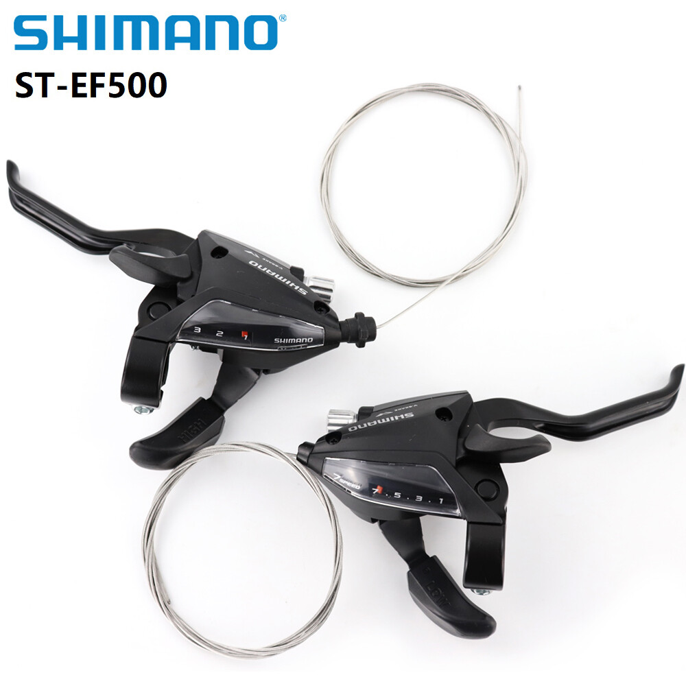 SHIMANO ST-EF500 Shifter Set 3×7 3×8 21/ 24 Speed V-Brake Lever Fit ST-EF51 MTB