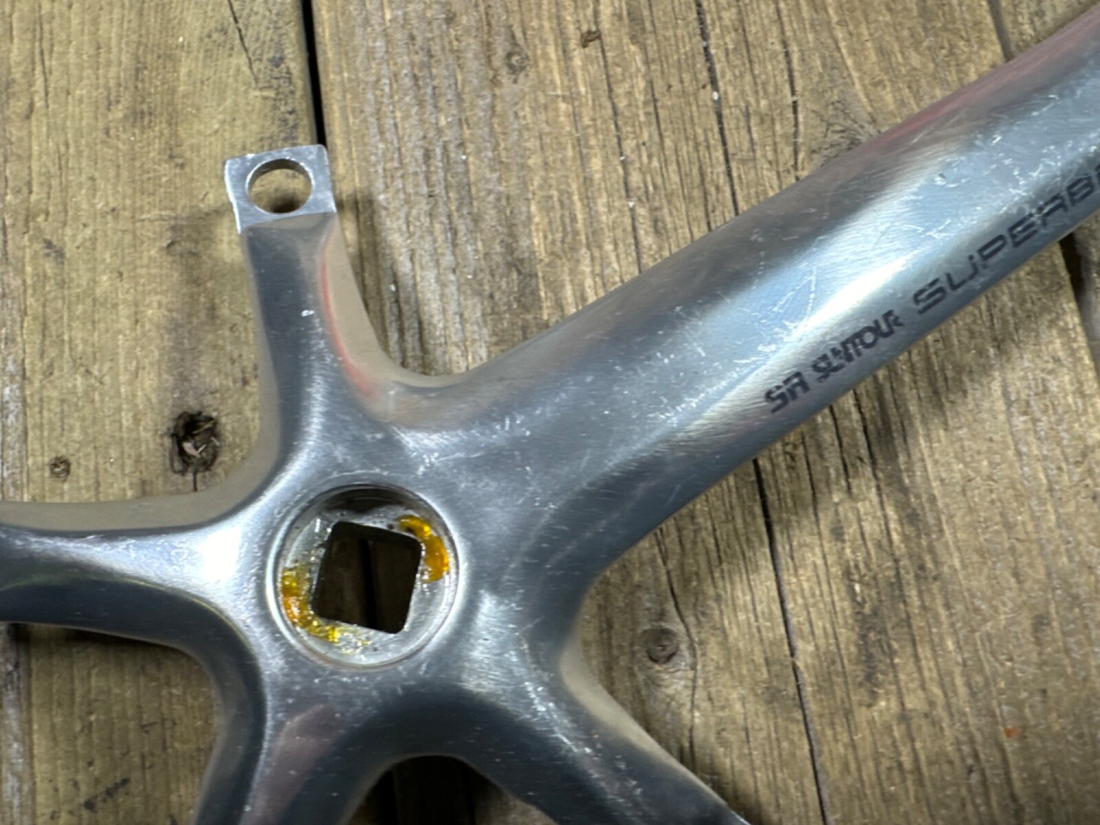 Suntour Superbe 130 mm + 74 mm BCD 170 mm Arms USED Drive Side Only France