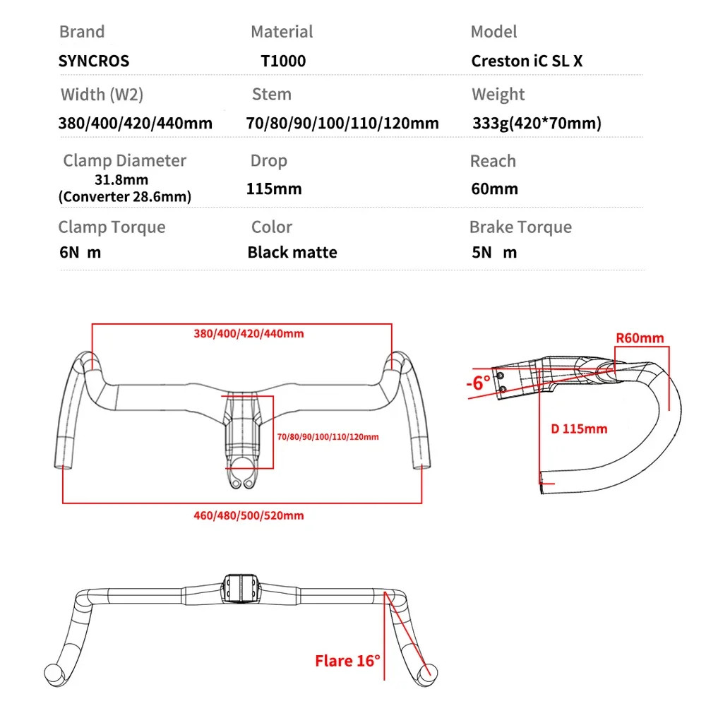 Gravel Road Bicycle Full Internal Cable Routing Carbon Integrated Handlebar