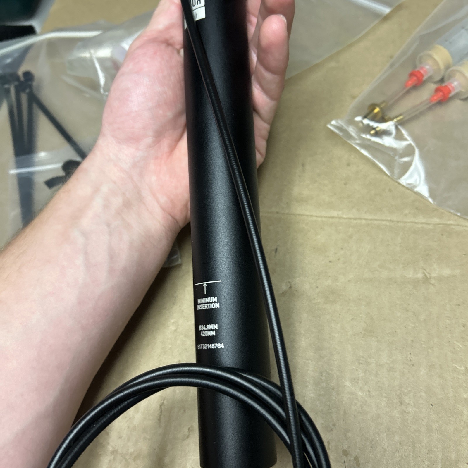 Rockshox AM SP Reverb 100 34.9 420 R BLK 1500 MMX New No Box