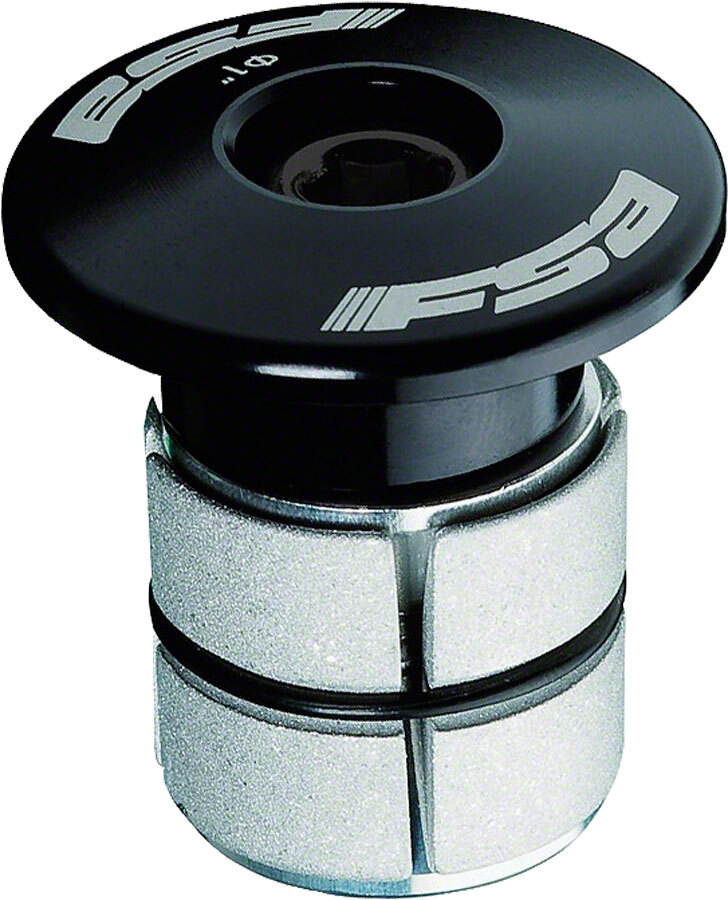 Full Speed Ahead Compressor 1″ Black Expander Plug and Top Cap