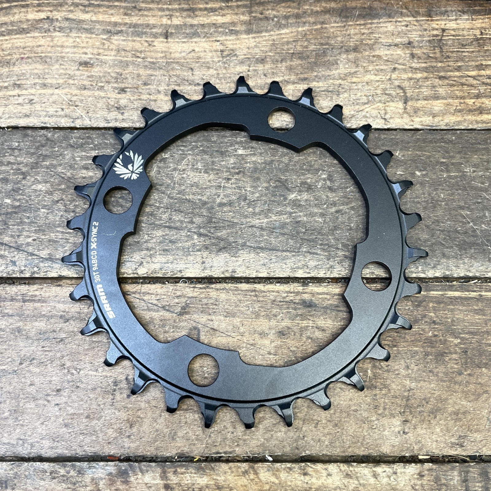 SRAM Eagle X-Sync 2 30T Chainring 94 BCD 4-Bolt Black EMTB Aluminum MTB Bike