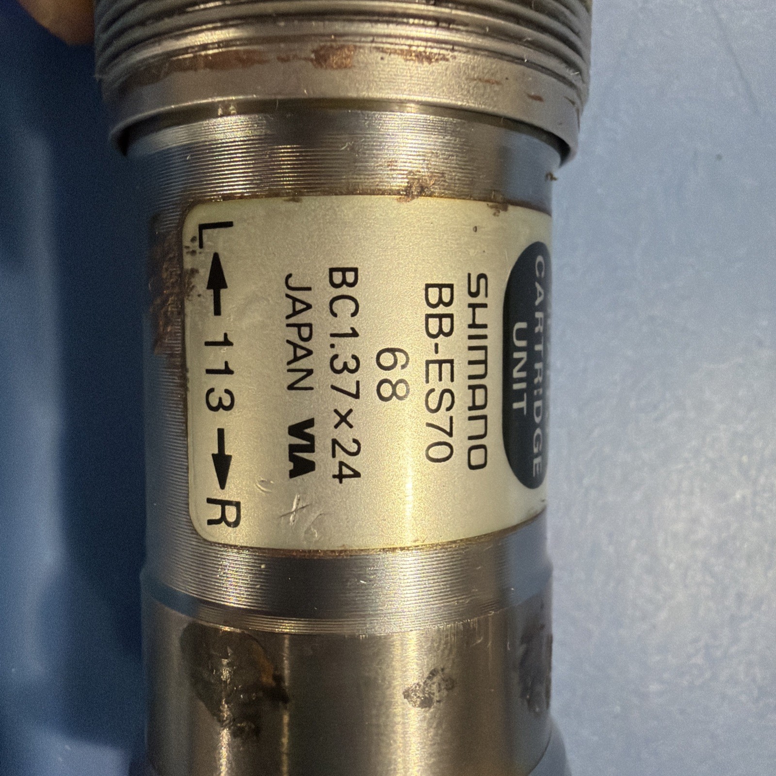 Shimano BB-ES70 Bottom Bracket Octalink V2 68 x 113mm English Thread Smooth