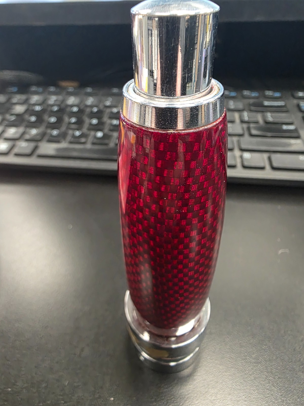 AROSPEED RED CARBON FIBER AUTOMATIC SHIFTER NOS