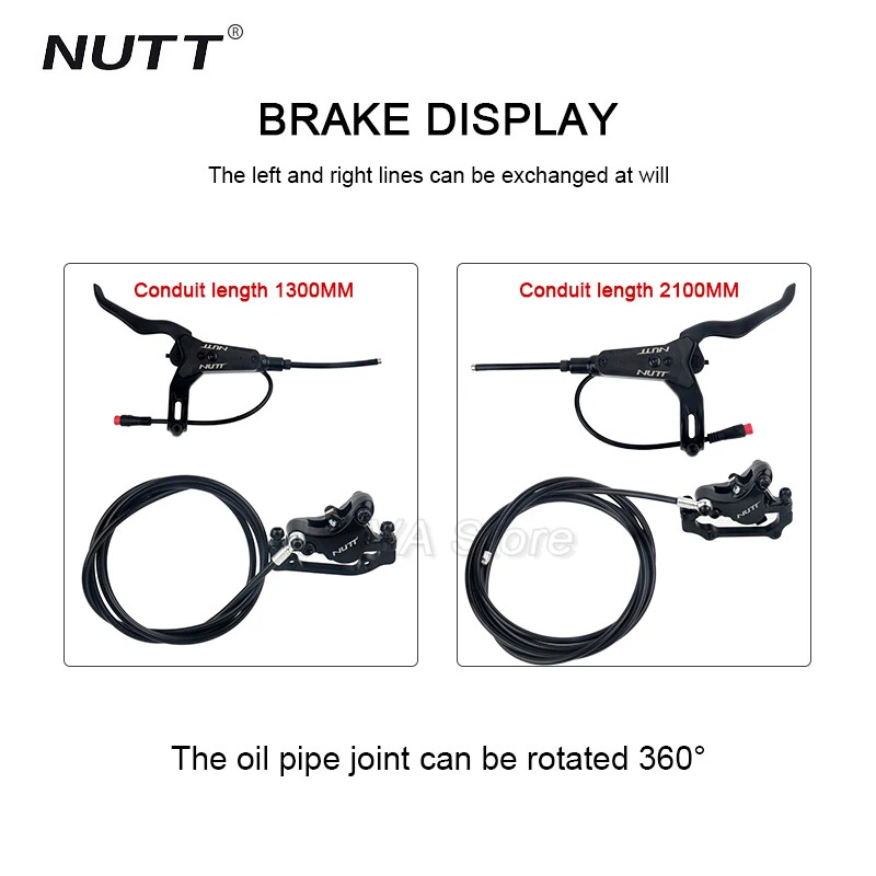 Electric Scooter E-Bike Hydraulic Disc Brake 140 160 180mm