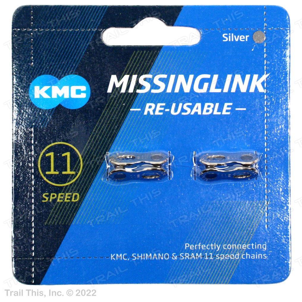 Two (2) Pack KMC 11-Speed Reusable Missinglink Bike Chain Links fit SRAM Shimano