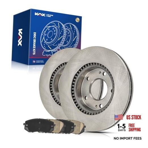 Front Brake Kit for Kia Rondo Front – 280mm (11.02inch) 31423+D1295 – Vented