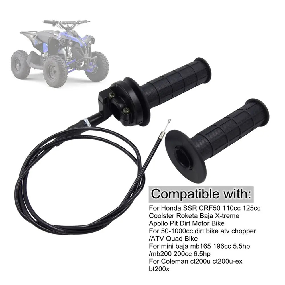 Twist Throttle Accelerator Grip Cable for Pit Dirt Mini 4-stroke Bike Quad ATV