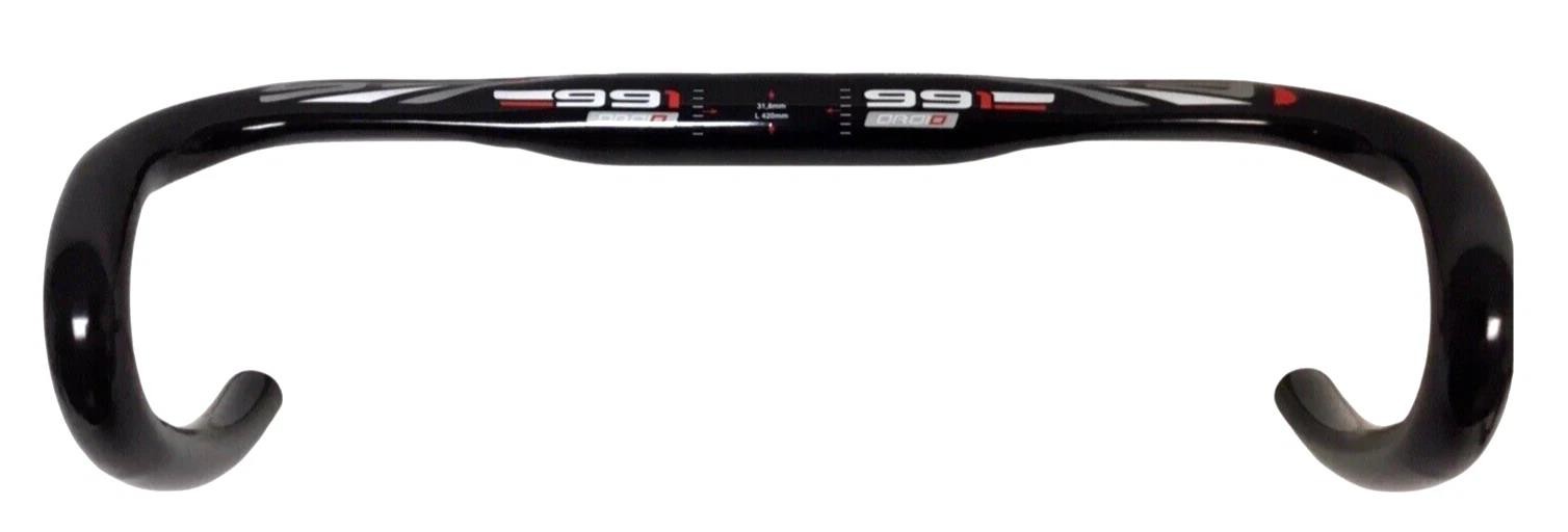991 Droid Aero Road Black Handlebar Flat Top Drop Bar 42cm 31.8mm AL7071
