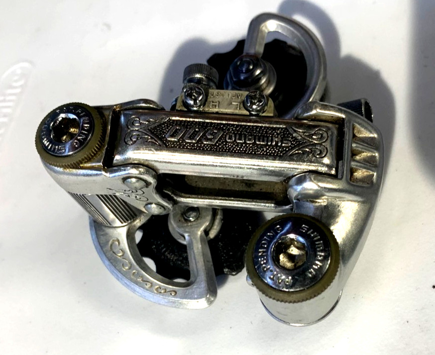Vintage SHIMANO 600 ARABESQUE Short Cage Rear Derailleur 6 Speed Nice