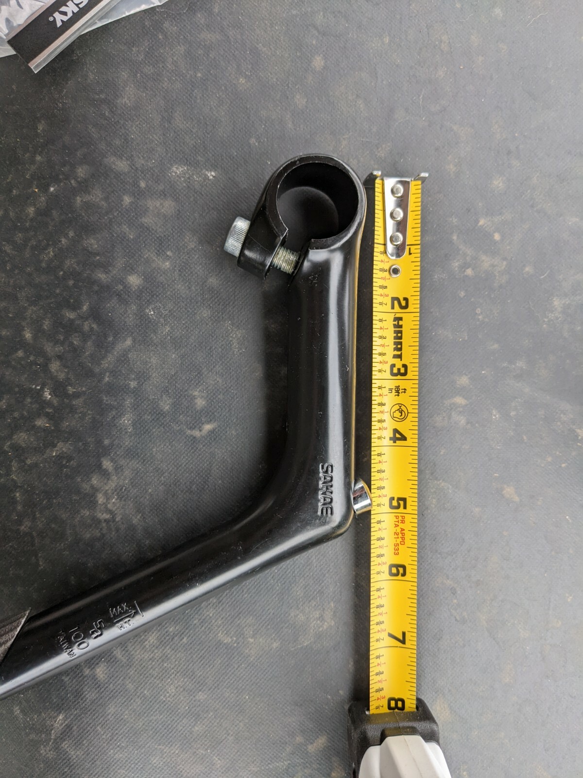 sr sakae quill vintage (90s) stem 100mm 25.4mm brand new old stock black