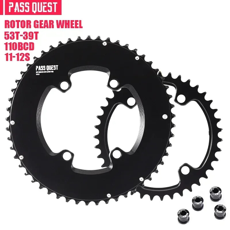 110BCD Chainring Road Bike for ROTOR 4 Claw Double Chainring 52-36/53-39/56-42T