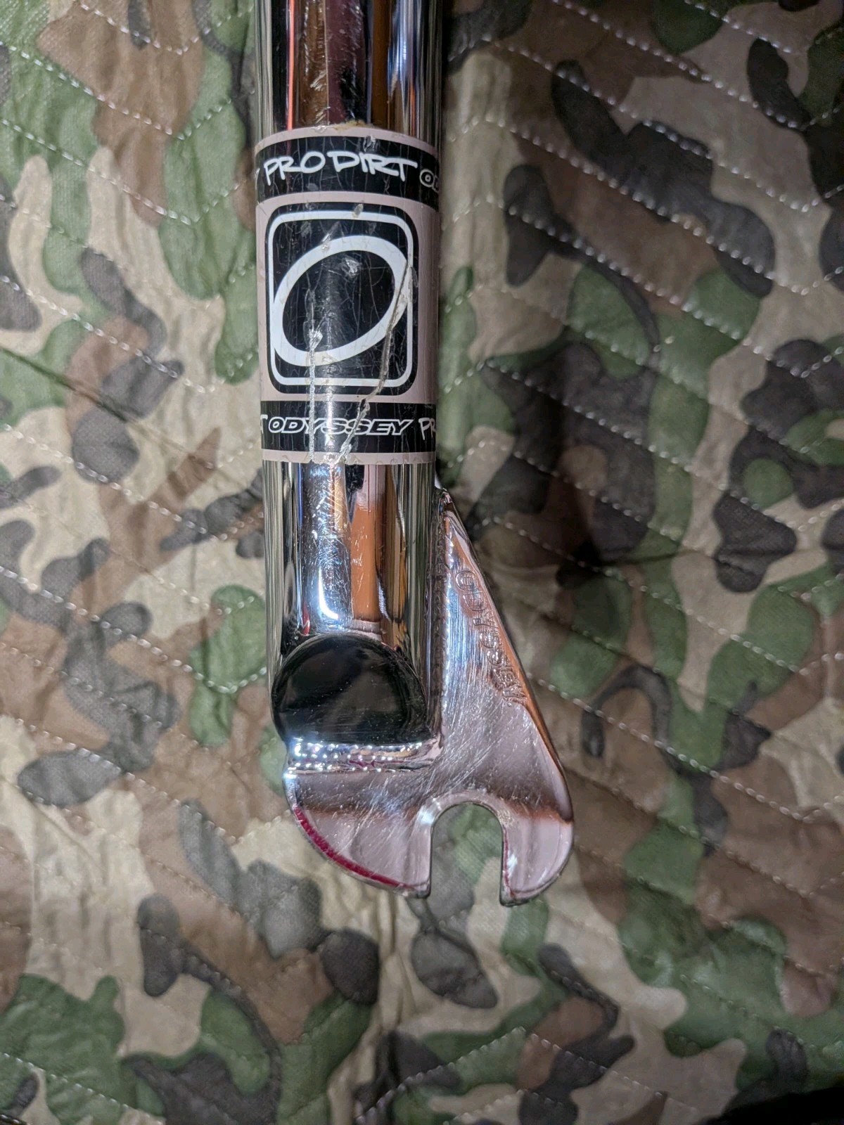 Odyssey Bmx Pro Dirt 14mm Forks Mid School Chrome S&M T1 Primo Used