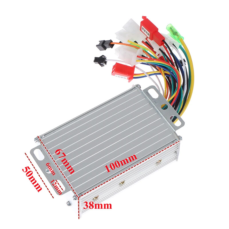 36V/48V 350W Brushless DC Motor Controller For Electric Bicycle E-bike Scooter
