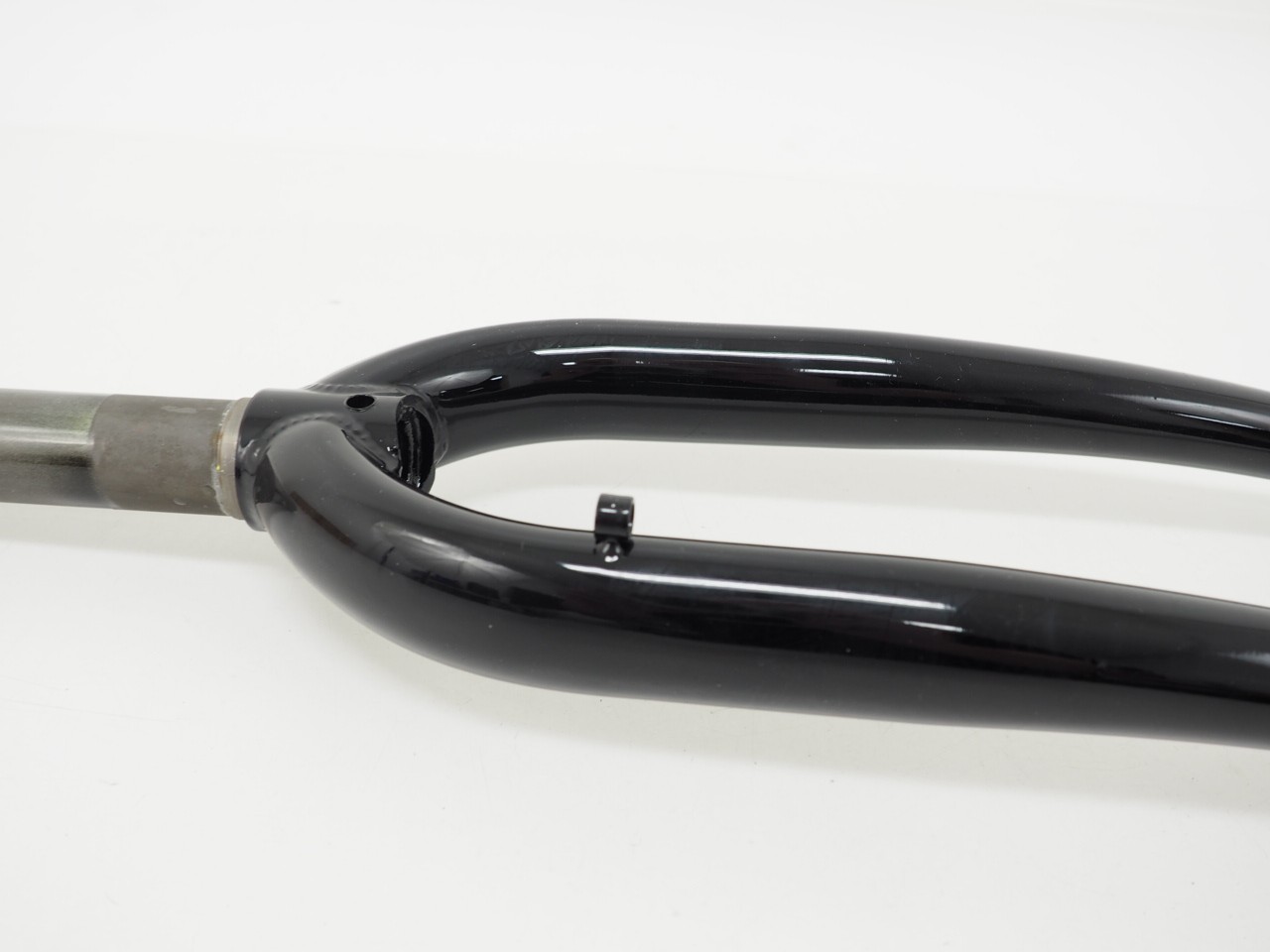 Unbranded 26″ Bicycle Rigid Fork Steel Black 1 1/8″ Steer 370mm Axle-Crown Disc