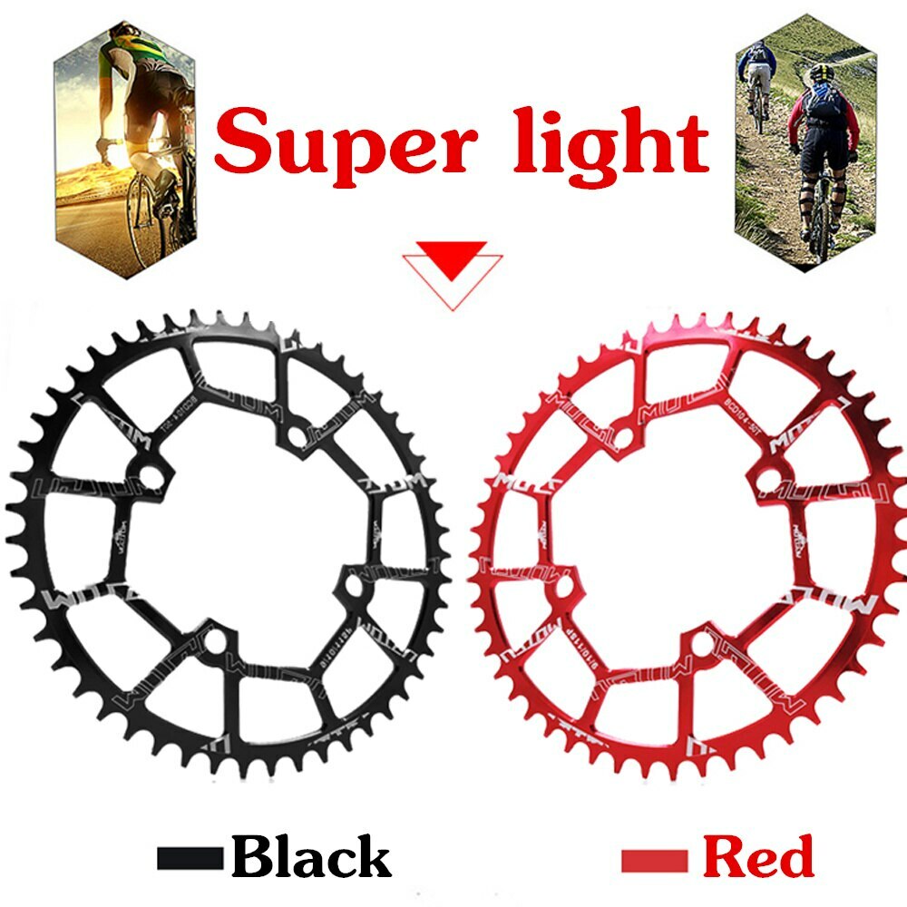 104BCD 40/42/44/46/48/52T MTB Bicycle Chainwheel MTB Bike Narrow Wide Chainring