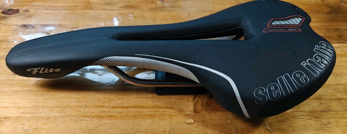 Selle Italia Flite Flow Ti316 Rail Black 275mm x 145mm L2