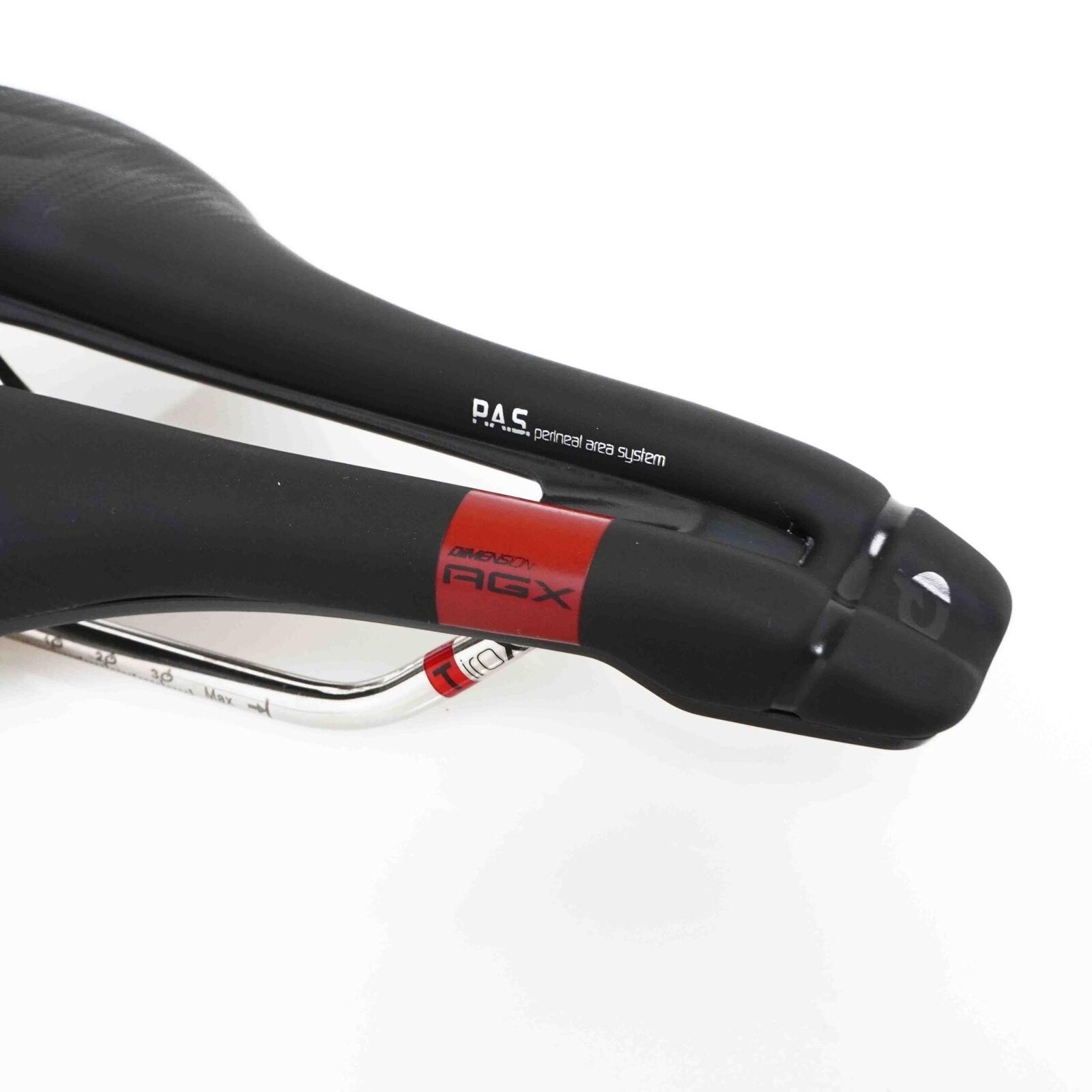 Prologo Dimension AGX 143 Tirox Rail TT / Triathlon / Road Bike Saddle Black