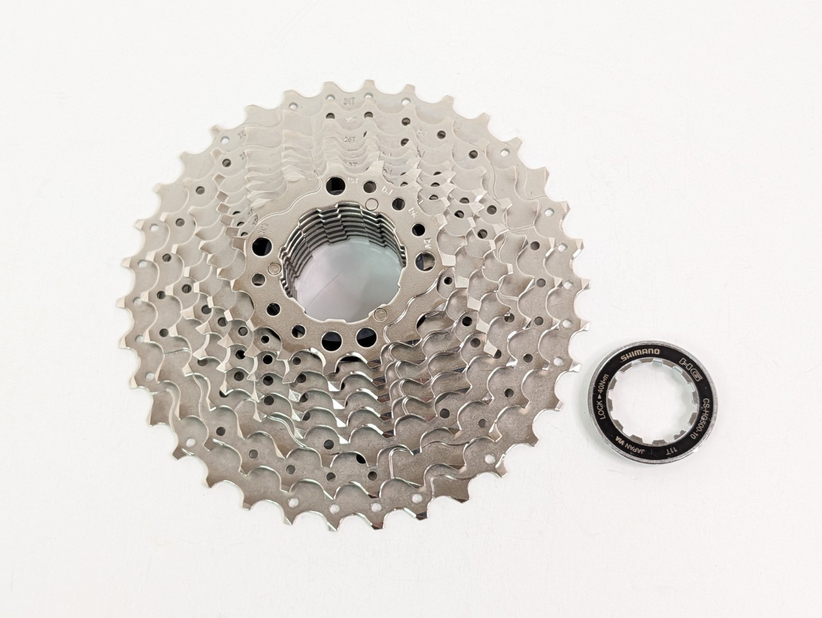 Shimano CS-HG500 Cassette – 10-Speed, 11-32t, Silver
