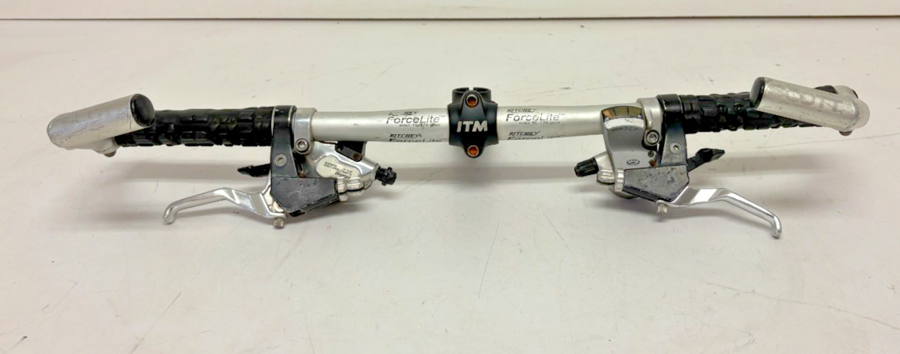 Ritchey 560mm ForceLite Bar Shimano LX/XT 3×8 Shifters Avid Lever ITM 100mm Stem