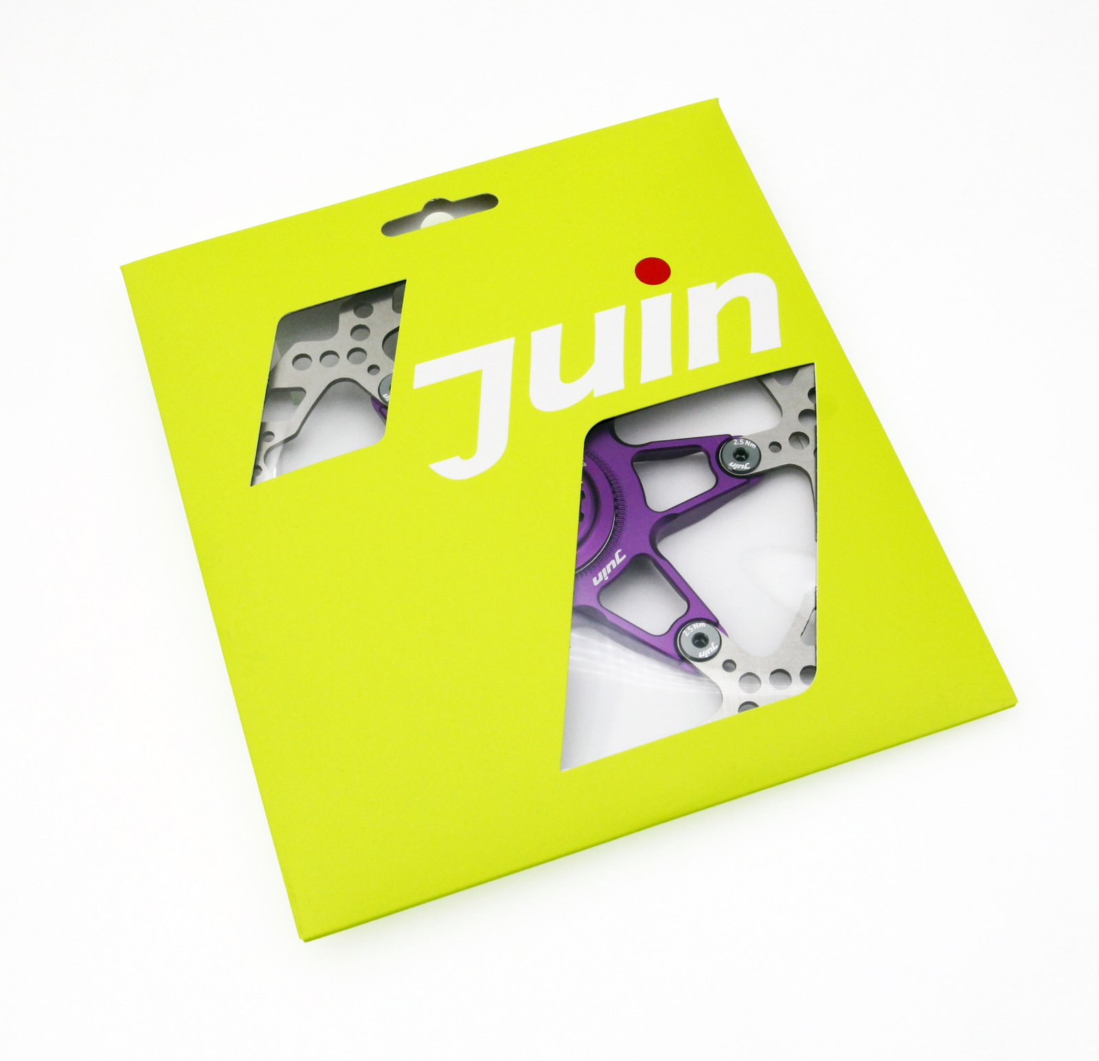Juin Tech RT01 Purple Centerlock Floating Rotors 160/140mm Pair Road Bike Upgrad