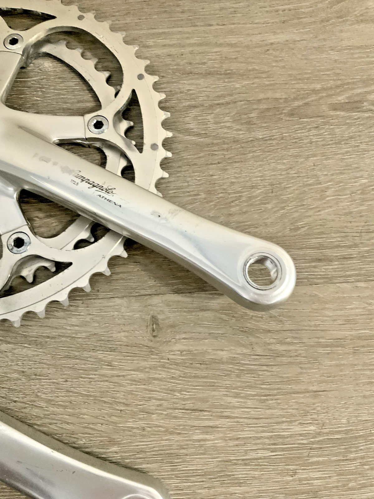 CAMPAGNOLO VELOCE CRANKSET DOUBLE 172.5 MM ARMS 53-39 TOOTH 9 OR 10 SPEED