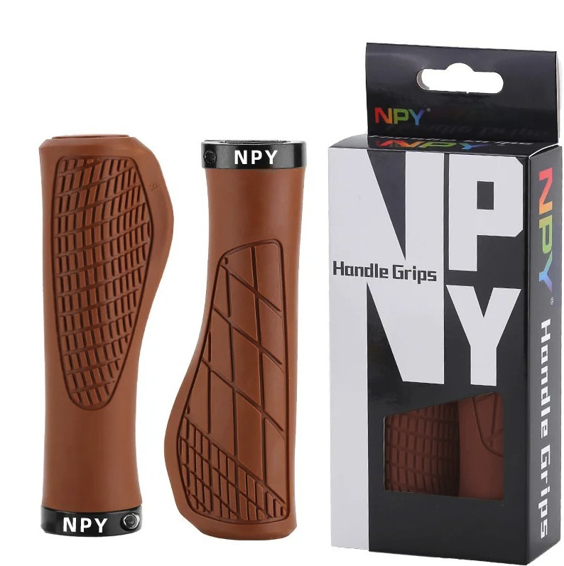 1 Pair MTB Handlebar Grips Lock On Rubber 22.2mm Non Slip Bike Grip – NEW